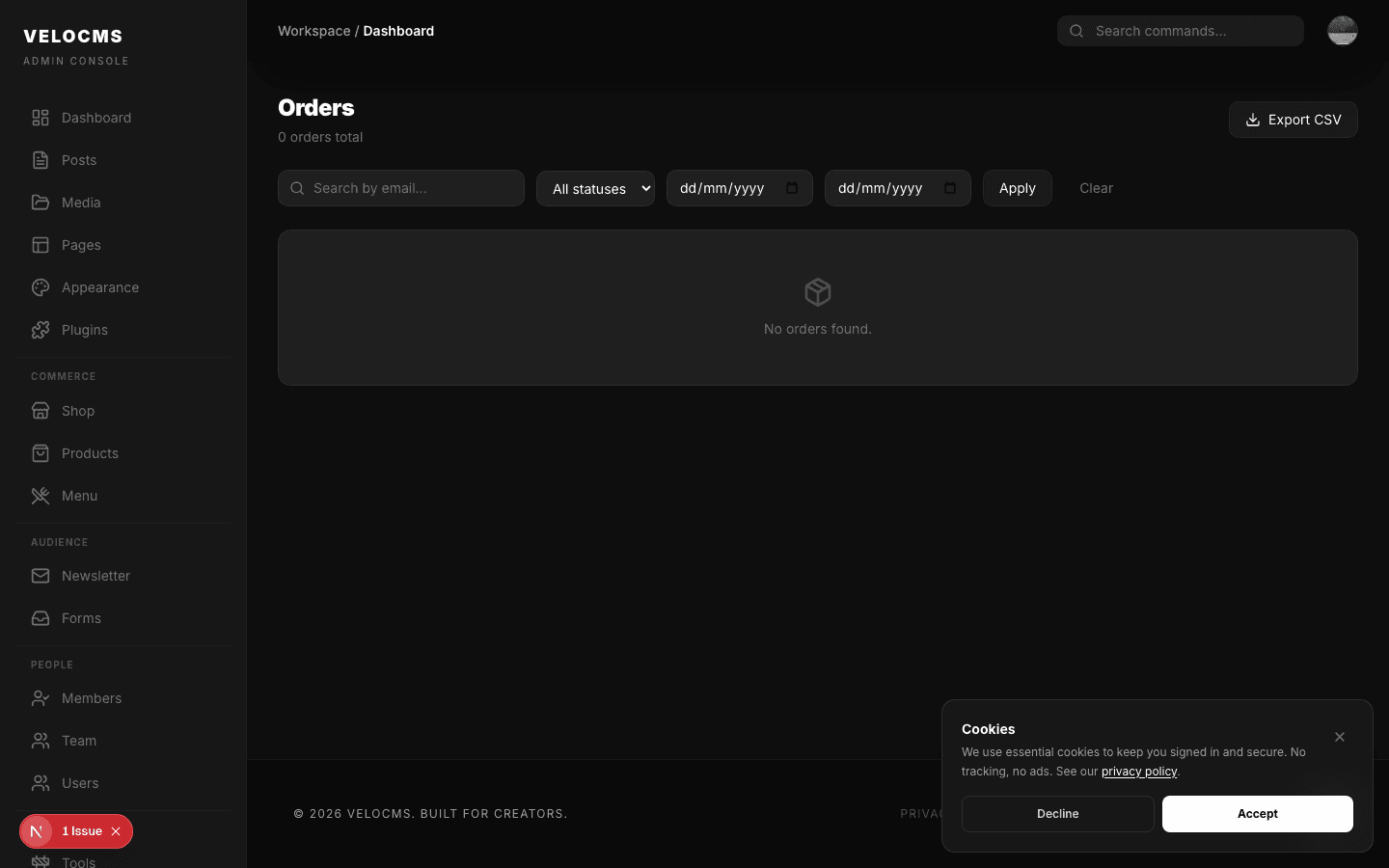 Native E-commerce screenshot