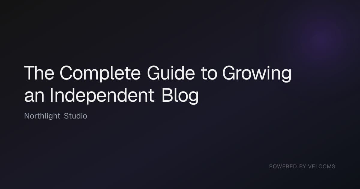 Automatically generated Open Graph share image showing the post title and blog name on a branded dark background